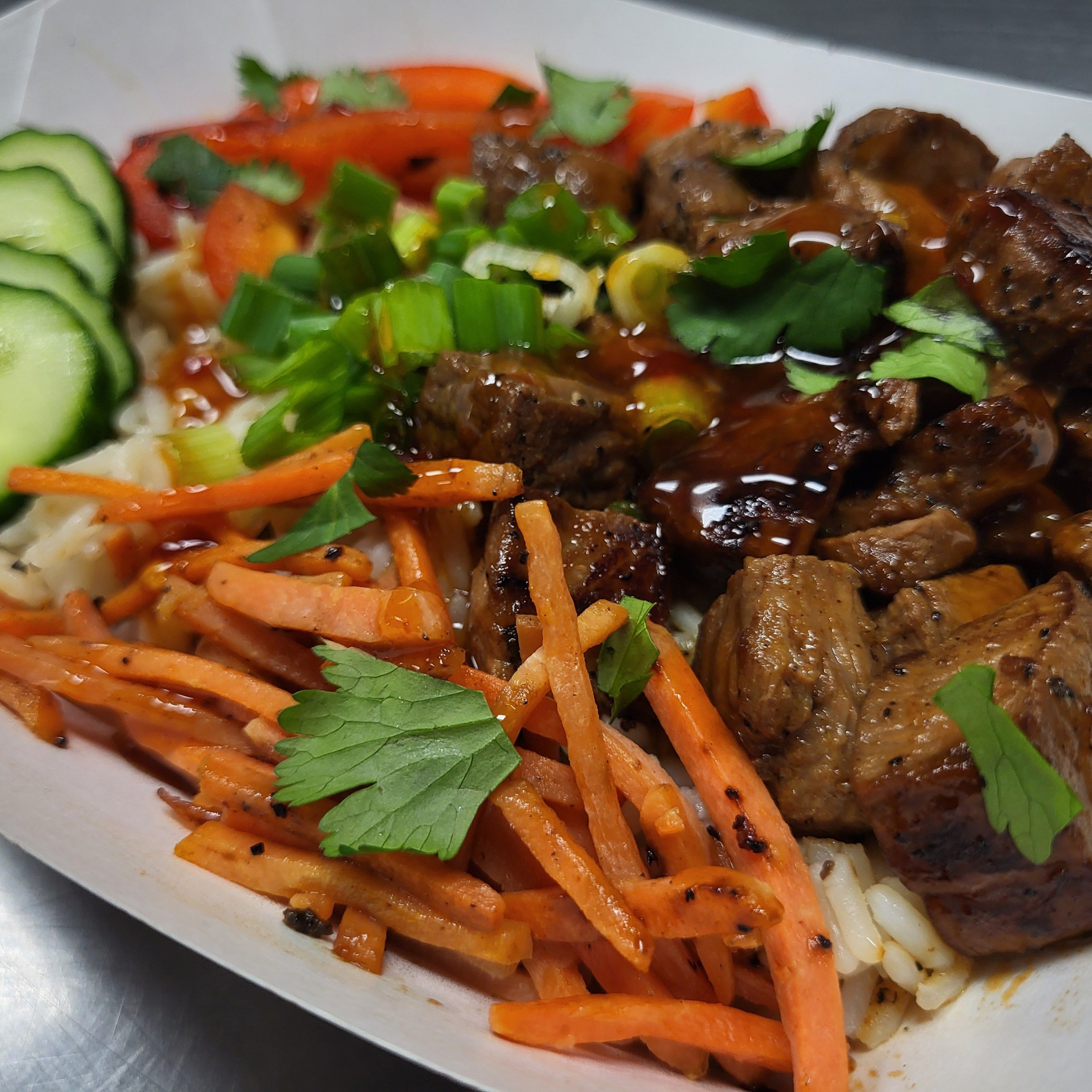Thai Steak Rice Bowl.