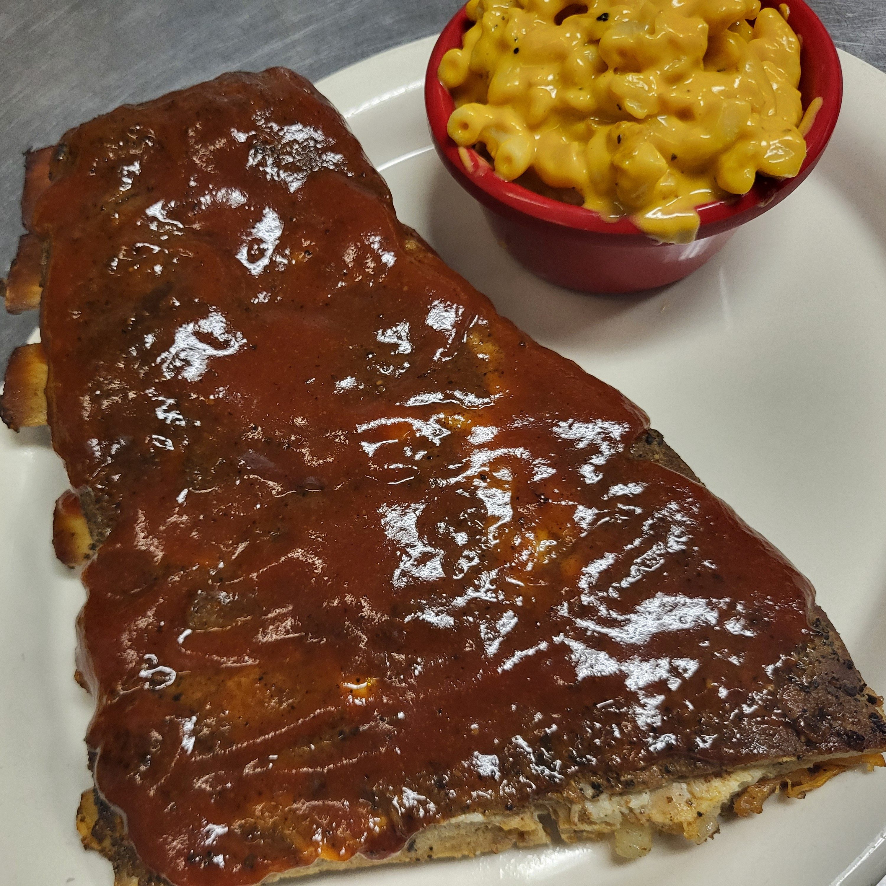 Smoked BBQ Spare Ribs.