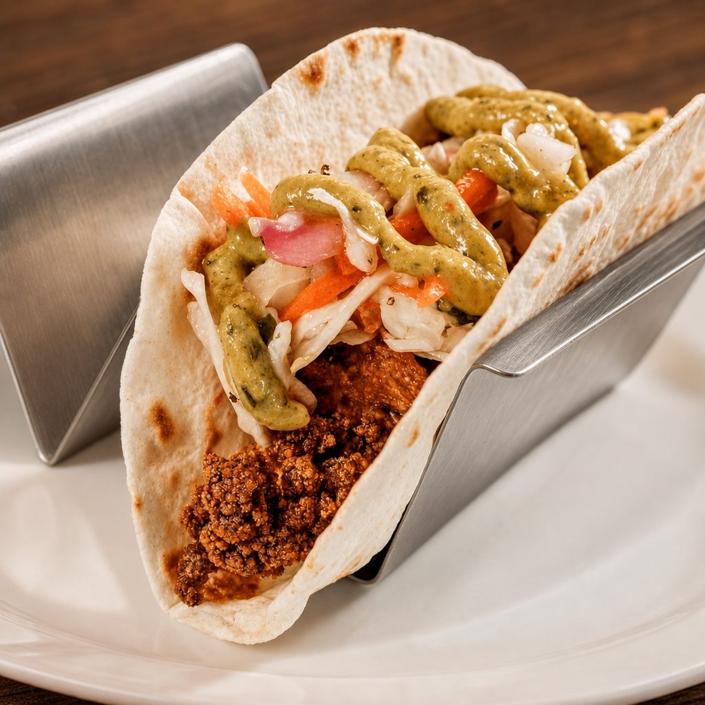 Buffalo Cauliflower Taco.